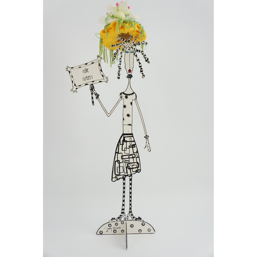 Silvestri‎ By Joey My Dysfunctional Family Sole Sisters Metal Figurine 2005 EUC